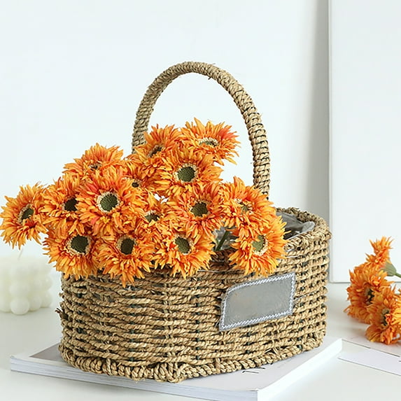 Visland Artificial Chrysanthemum Flower, Chrysanthemum Silk Flowers, Fall Fake Flowers Decor for Outdoor, Wedding, Party and House Room