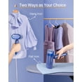 thumbnail image 5 of DIAFIELD Steamer for Clothes, Foldable Handheld Clothing Wrinkles Remover for Garments, 30-Second Fast Heat-up, Portable Mini Fabric Steam Iron for Home and Travel for 120V Countries, 5 of 6