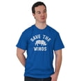 thumbnail image 3 of Save the Winos Rhinoceros Wine Lover Women's Graphic T Shirt Tees Brisco Brands S, 3 of 3