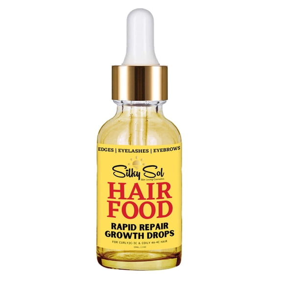Silky Sol’s Liquid Hair Vitamin D & Zinc Drops, Extra strength, Rapid Growth, Damage Control that Repairs and Thickens Thin Hair quickly