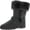 Grey, variant on Womens Witty Suede Faux Fur Casual Boots