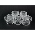 thumbnail image 4 of 2 inch Clear Crystal Plastic Napkin Holder Rings 12 Pieces, 4 of 4