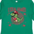 thumbnail image 4 of Inktastic I Steal Hearts Dinosaur Valentine's Day Boys Long Sleeve Toddler T-Shirt, 4 of 5