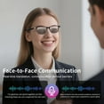 thumbnail image 4 of 164-Language AI Translation Smart Glasses with GPT, Photochromic Lens, HiFi Audio, Hands-Free Calls & Music for Business & Tech Lovers, 4 of 10