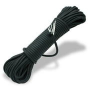 100 Ft. Type III 7 Strand 550 Paracord Mil Spec Black Parachute Cord Outdoor Rope Tie Down