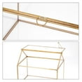 thumbnail image 3 of Uxcell Glass Wedding Card Box with Lock, 9" Clear Card Box for Reception Gold, 3 of 5