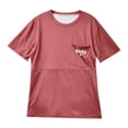 thumbnail image 4 of Gelikeya Women Maternity Nursing Shirts for Breastfeeding Tank Tops Casual Crewneck Short Sleeve T Shirt Printed Clothes Watermelon Red, Size XL, 4 of 4