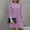 Pink, variant on Swuxness Women Long Sleeve Knit Sweater Dresses, Women Casual Mini Dresses, Women's Solid Color High Neck Slim Knit Sweater Belted Knee Length Dress Sky Blue, L