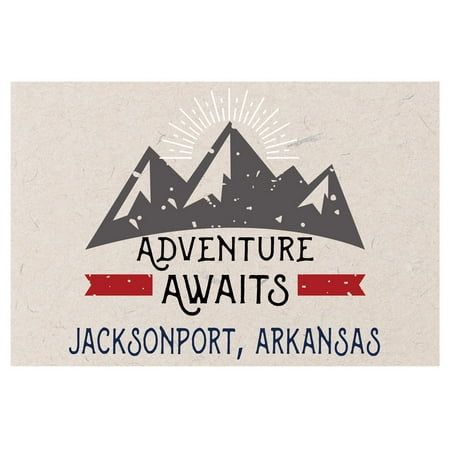 

Jacksonport Arkansas Souvenir 2x3 Inch Fridge Magnet Adventure Awaits Design