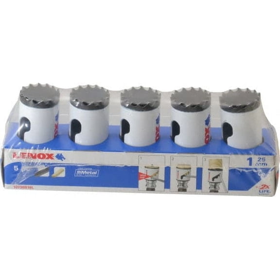 1" Diam, 1-1/2" Cutting Depth, Hole Saw