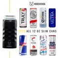 thumbnail image 3 of Hooch|Hog Slim Can Cooler - Insulated Stainless Steel Drink Sleeve Fits All 12 oz. Skinny Cans (Black), 3 of 10