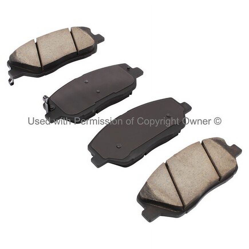 Mpa Electrical 1001-1385C Quality Built Disc Brake Pad, Premium, Ceramic,