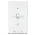 thumbnail image 1 of Vision Lighted Non-Metallic White Toggle Switch Cover Plate, 1 of 1