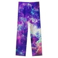 thumbnail image 4 of Space With Bright Star Nebula Winter Female Pants Flannel High Waist Women Pants Lady Warm Straight Leg Plush Trousers, 4 of 7