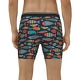 thumbnail image 4 of Disketp Colorful Fish Men's Boxer Briefs Men’s Underwear Boxer Briefs for Men, 4 of 7