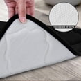 thumbnail image 4 of AZXY Bath Mats for Bathroom Floor,Plush Bathroom Rug,Bathroom Rugs Clearance,Washable Absorbent Non-Slip Bath Mats Black, 4 of 8