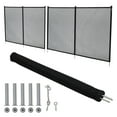 thumbnail image 1 of Removable Mesh Pool Safety Fence Gate with Stainless Steel Fastener, Easy DIY Installation for Child and Pet Protection, Weather Resistant, Fits Inground Pools, 4x2.5 ft or 4x12 ft or 4x108 ft, Black, 1 of 8