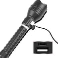 thumbnail image 3 of Ruiboury Flashlight XHP160 Delicate Touch Portable Torch Waterproof Charge Solid Lamp Hunting Night Fully Sealed Durable 2*26650Battery, 3 of 6