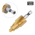 thumbnail image 3 of CPAN Spiral Countersink Drill Bit 1/4 Hex HSS Center Punch Tool Water Pipe Expansion, 3 of 9