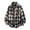 Blue, variant on Men's Plaid Flannel Shirt Long Sleeve Casual Button Down Collared Top with Chest Pocket Buffalo Check Pattern Soft Brushed Cotton Loose Fit Big and Tall Fall Winter Everyday Wear Basic Dark Blue M