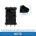 thumbnail image 4 of Interruptor de ventana eléctrica Unique Bargains No. 18D959855D Interruptor de control de ventana del lado del pasajero para Volkswagen Lavida 2015-2019 Negro, 4 of 7