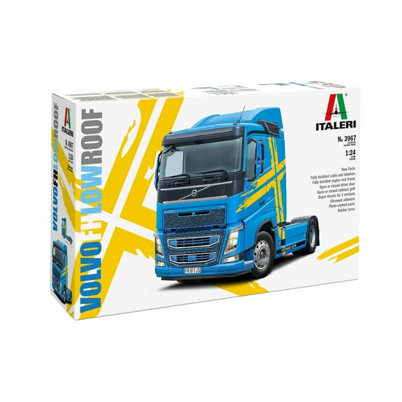 Italeri 3967 Volvo FH Low Roof, 1:24 Scale, Plastic Model Kit/Model Assembly