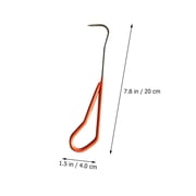 UPGRATOR Ergonomic Handle Rake Removing Tool for Beginners Multi Function Design