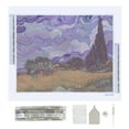 thumbnail image 2 of Wheat Field Diamond Art Kit by Make Market – Full Drill with Gems & Tools - 16" x 20" Canvas - 6 Pack, 2 of 6