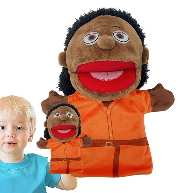 Family Hand Puppet Interactive Show Role Play Toy With Removable Mouth Suitable Children Teenagers School Performance