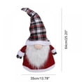 thumbnail image 2 of Christmas Tree Topper Gnome Christmas Ornaments Santa Gnomes Plush Scandinavian Christmas Decorations Holiday Home Decor, 2 of 10