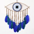 thumbnail image 1 of Dream Catcher Holmgren Evil Eye, azul, hecho a mano, 16 x 15 cm, 1 of 6