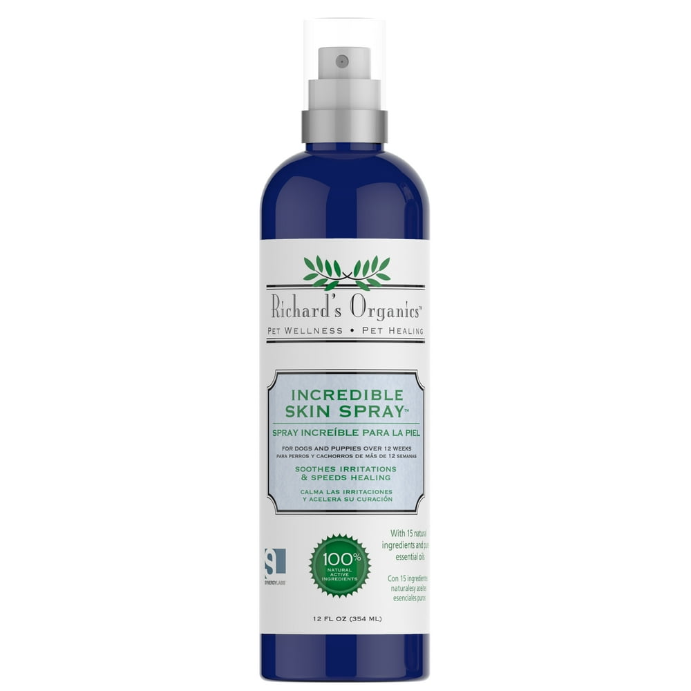 Richard’s Organics Incredible Skin Spray For Dogs – Skin Irritation 