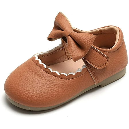 

Toddler Baby Girls Dress Shoes Ballet Sparkle Wedding Party Princess Mary Jane Ballerina Flats Shoes for Girls