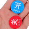thumbnail image 2 of Miangastore Water Drop Acrylic Faucet Labels 1 Set 1.2x1.2x0.08in Bathroom Safety Indicator, 2 of 9
