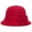 Red, variant on Ayyufe Women Retro Flower Bowler Hat Solid Color Cap for Party Prom Cocktail Travel