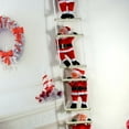 thumbnail image 1 of Christmas Hanging Decoration Santa Claus Climb Ladder Hanging Decoration, 1 of 7