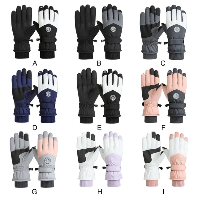 VONKY Winter Gloves For Men Sensitive Touchscreen Functionality For No-slip black/gray-Men