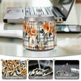 thumbnail image 6 of Yayeee Ashtray with Lid for Cigarette Smokeless Stainless Steel Home Ash Holder, Plaid Floral, 6 of 7