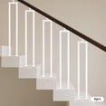 thumbnail image 5 of 6-Pack 91.5cm/36in White Steel Railing Baluster, Stair Post, U-Shaped Straight Column, Powder Coated Finish for Indoor Staircase Safety & Support, 5 of 9