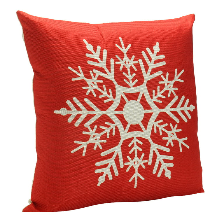 Snowflake Christmas Pillow Printable Post