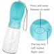 thumbnail image 5 of Una botella de agua para perros, dispensador de agua portátil a prueba de fugas para perros, dispensador de agua antibacteriano para mascotas de 550 ml, vaso para beber para viajes al aire libre para perros, gatos y mascotas (azul) Rojo Verde, 5 of 5