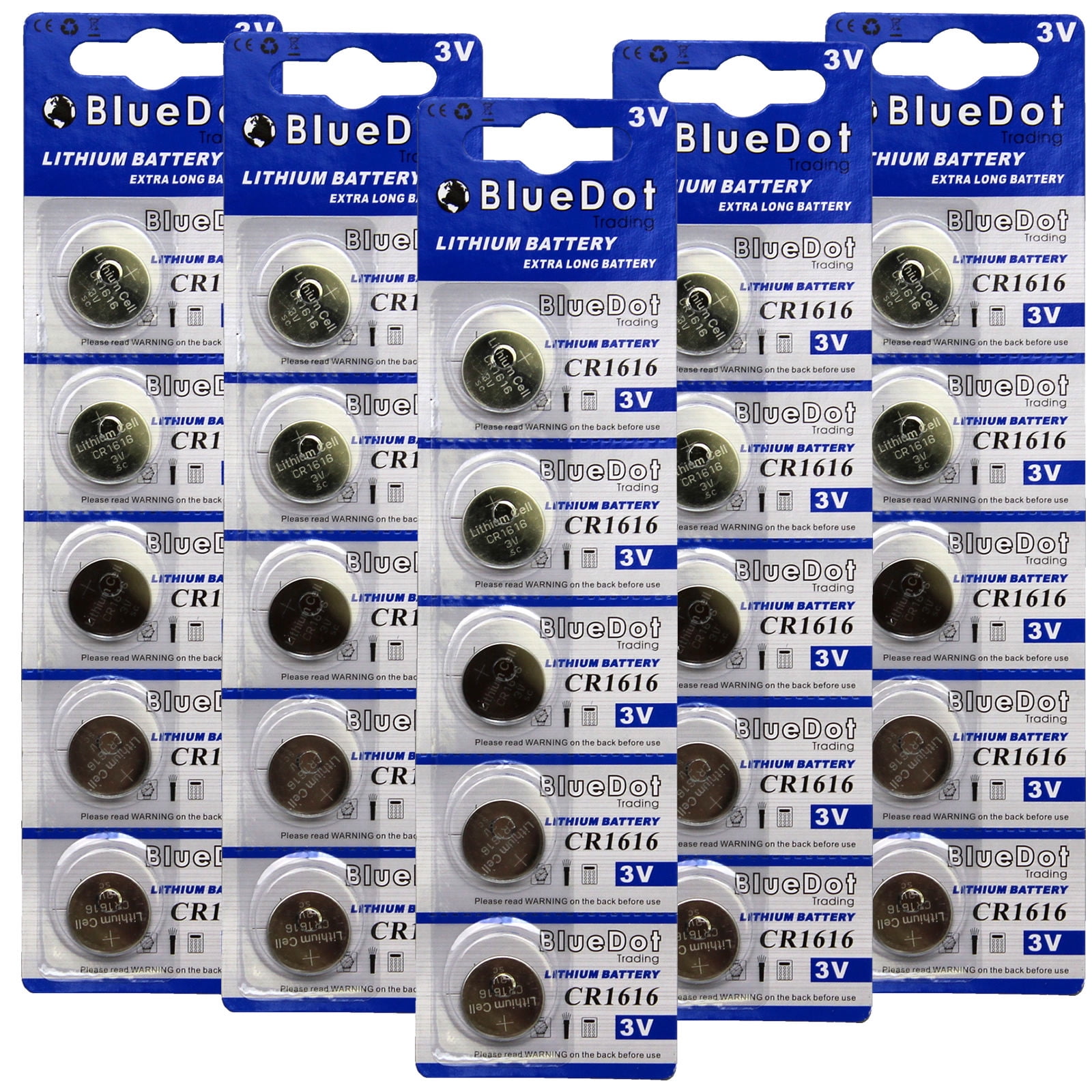Maxell CR1616 Knopfzellen – 5 Stück, 3V, 55mAh, Für Uhren, Taschenrechner & Mehr