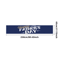thumbnail image 3 of Decorative Design Happy Father's Day Banner Elegant Style Polyester Material Celebration Banner for Father's Day Event Holiday Decoration Party Celebration, 3 of 8