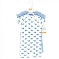 thumbnail image 2 of Hudson Baby Infant Boy Cotton Rompers, Blue Whale 2-Pack, 6-9 Months, 2 of 4