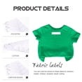 thumbnail image 4 of FELTECHELECTR Name Labeling for Clothes 1 Roll Cartoon Iron On Tags Waterproof White Polyester Cotton 150x2.2in, 4 of 5