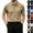 14# Khaki, variant on Breeze Polo Shirts for Men Short Sleeve Beer Belly Collared Textured Shirt Stretchy Quick Dry Golf Casual Cool Tops,Sky Blue,XL