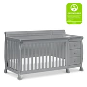 DaVinci Kalani 4-in-1 Convertible Crib & Changer in Grey