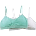 thumbnail image 1 of Fruit of the Loom Girls Seamless Bra 2-Pack, Sizes 28-30, 1 of 2