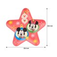thumbnail image 3 of Plato Disney Mickey en Forma de Estrella de Melamina con Brillos para Alimentos, 3 of 4