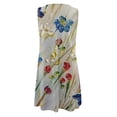 thumbnail image 5 of safuny Women's Trendy Mini Loose Dress with Pocket Tie Dye Floral Print Sleeveless Round Neck Dress Boho Beach Leisure Retro Holiday Clothing Fashion Summer Clearance, 5 of 5